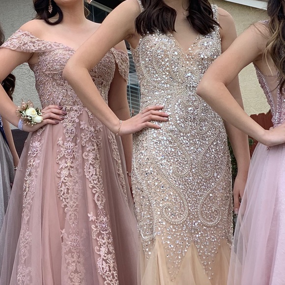 Gold Prom Dress - Picture 7 of 8